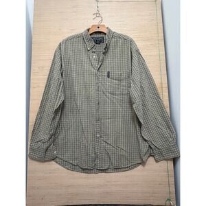 Abercrombie Fitch Plaid Long Sleeve Button Up Shirt Men's Medium